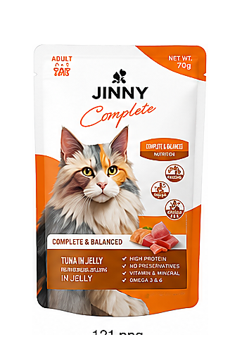 Jinny Cat Complete Salmon Wet Food