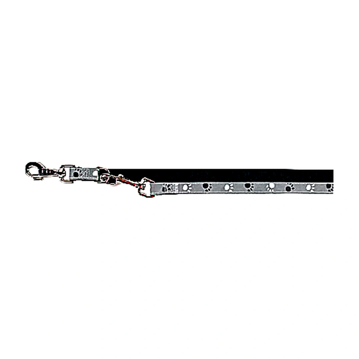 Trixie Silver Reflect Adjustable Lead Dog Accessory M-L 2.00 m/20 mm Black/Silver Grey