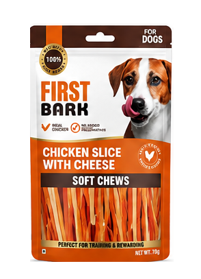 First Bark Chicken Slice with Cheese Dog Treat