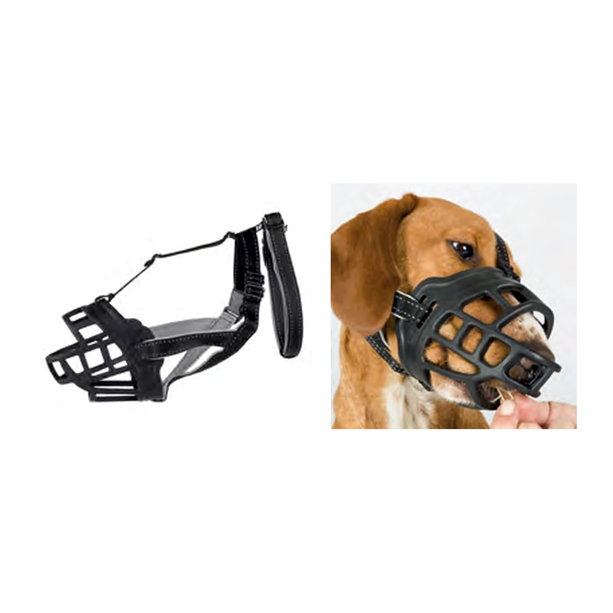 Trixie Muzzle Flex Rubber L B ack