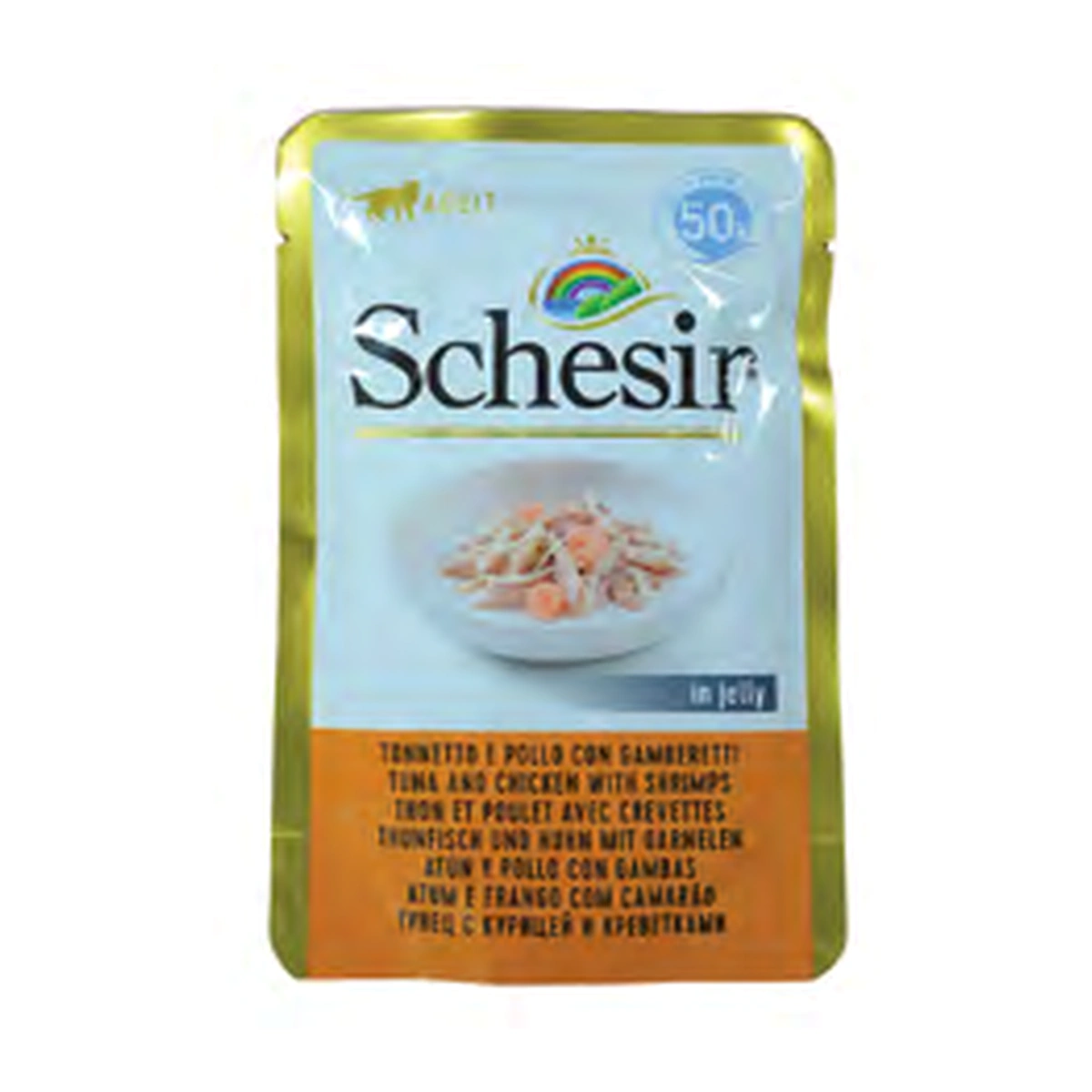 Schesir Tuna and Chicken with Shrimps Jelly
