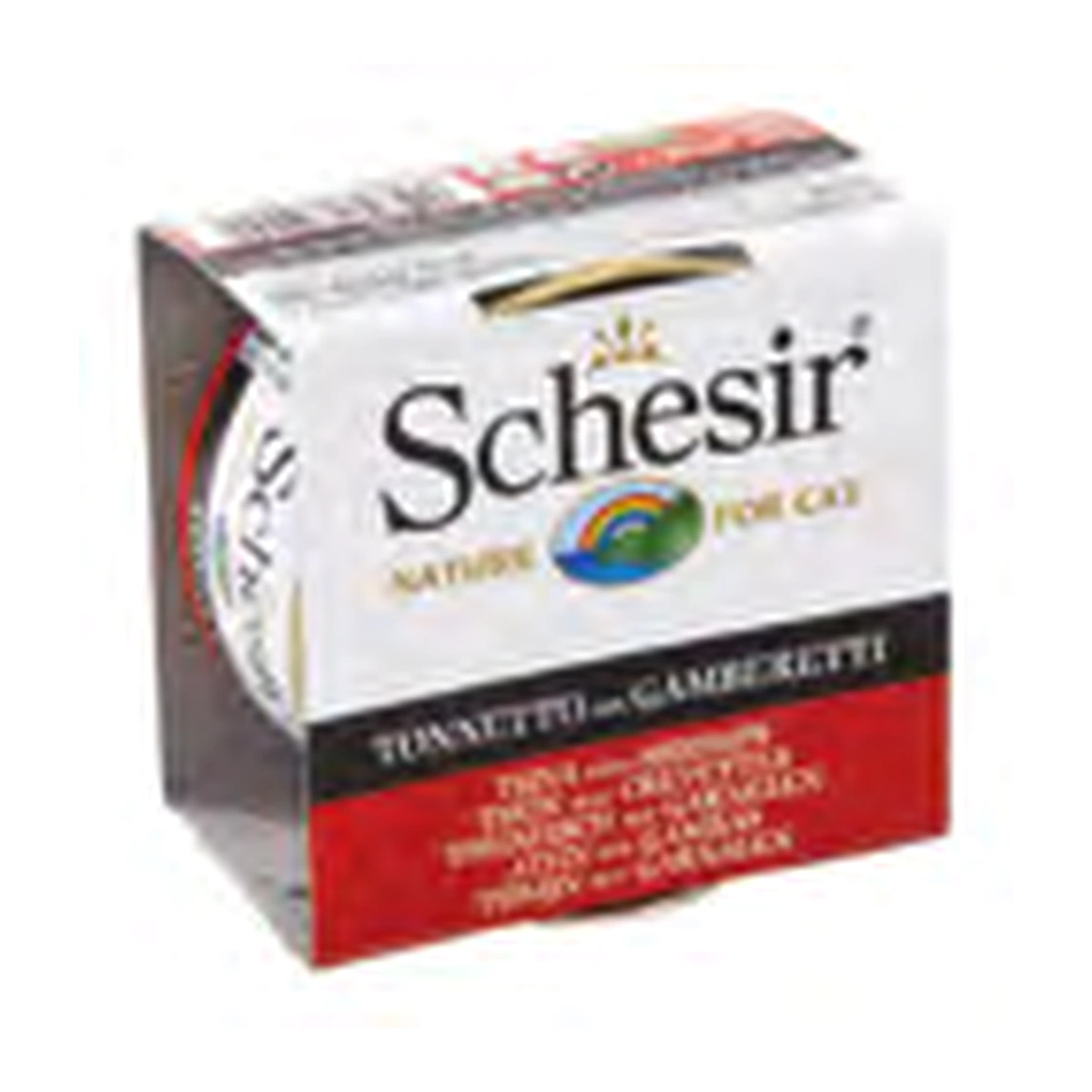 Schesir Schesir Wet Food in Tin Tuna with Shrimps