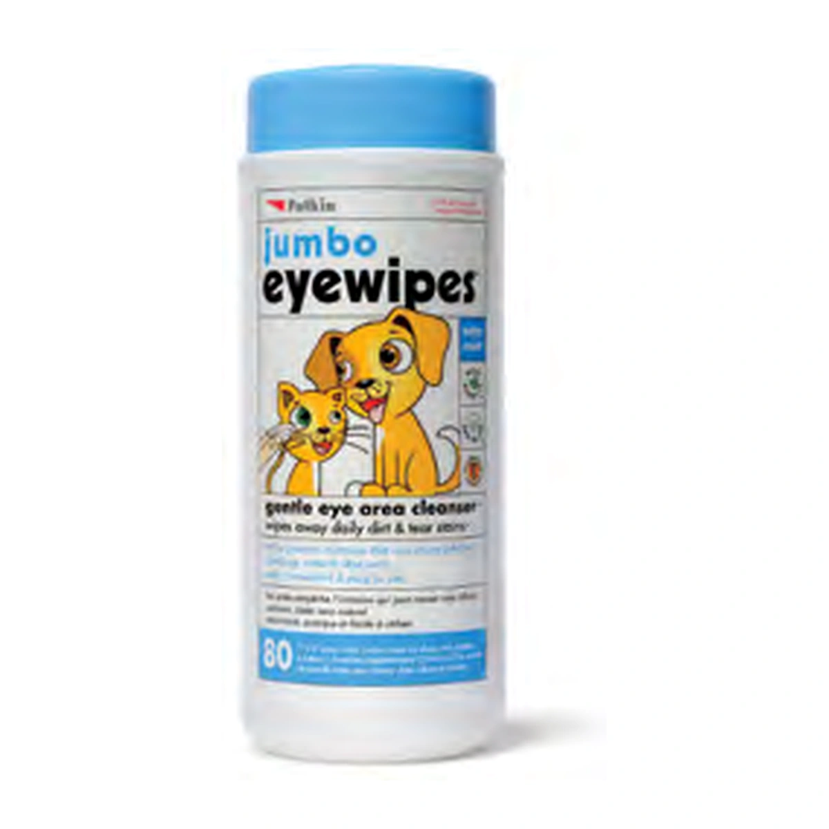 Petkin Ear/Eye/Tooth Wipes Jumbo Eye Wipes