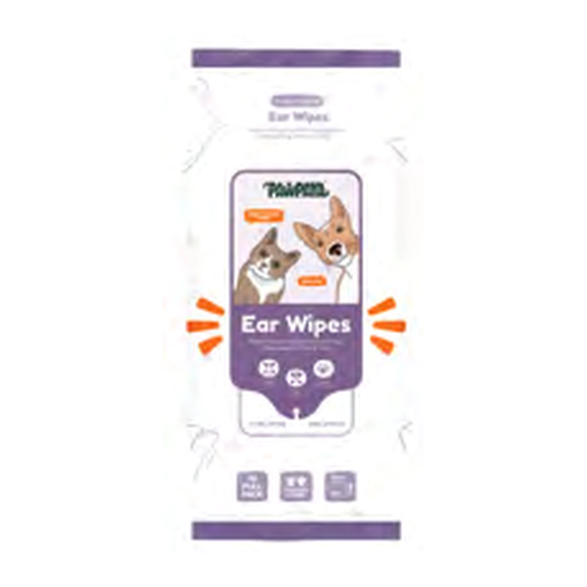 Pawpaya Eye/Ear/Tooth Wipes Ear Wipes 40 Wipes 20 x 18 cm