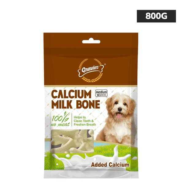 Gnawlers Calcium Milk Bone Dog Treat 35 in 1