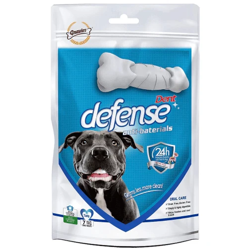 Gnawlers Dent Defense Dog Treat 7 in 1