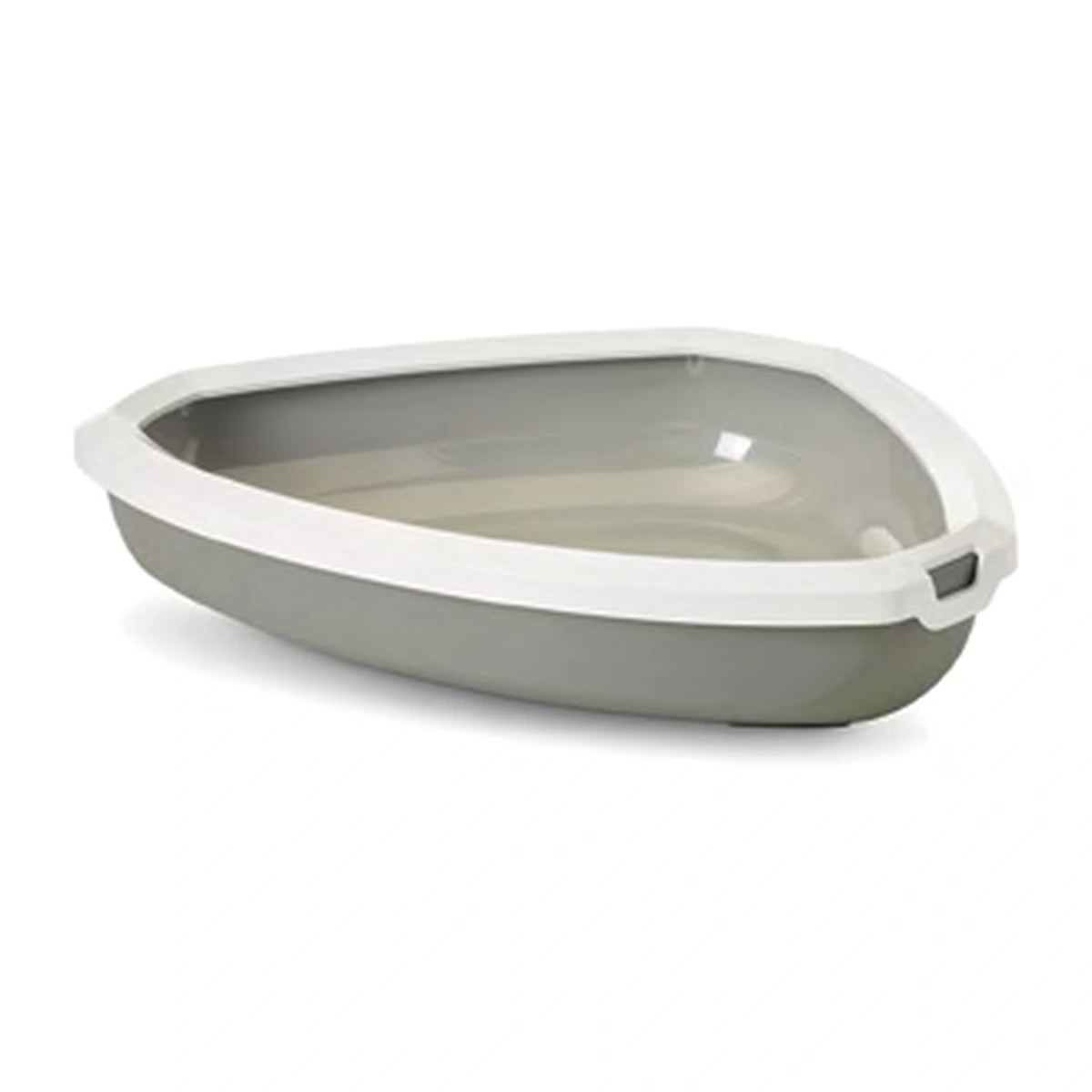 Savic Rincon Corner Litter Tray with Rim x Cool