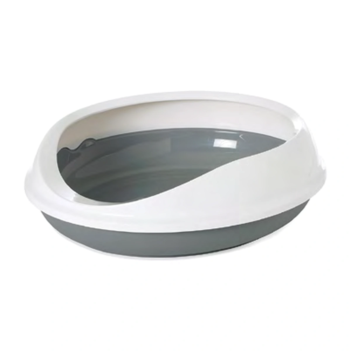 Savic Figaro Oval Cat Litter Tray with Rim ×