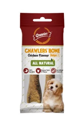 Gnawlers Chicken Bone Small Dog Treat 405g (9 Pcs)