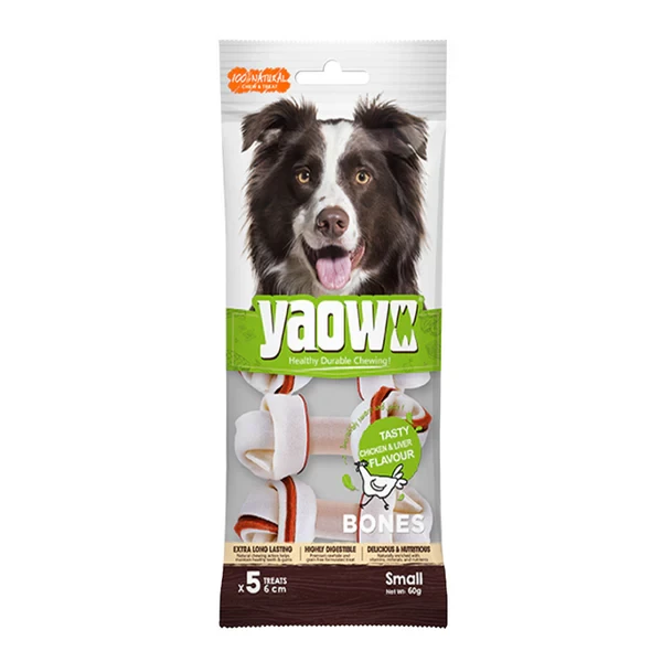 Gnawlers Yaowo Knotted Dog Treat 220g (2.5\")