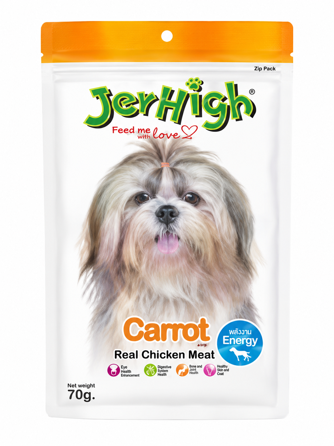 JerHigh Carrot Flavor Chicken Dog Treat