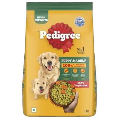 Pedigree Puppy & Adult 100% Veg Dry Dog Food