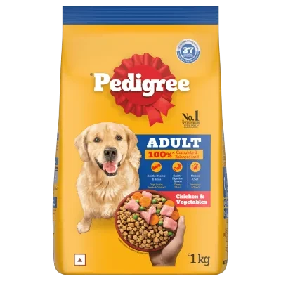 Pedigree Adult Chicken & Veg Dry Dog Food