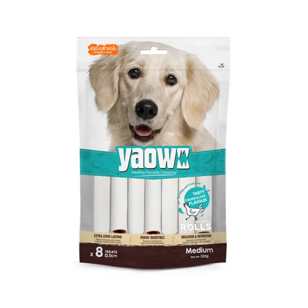 Gnawlers Wrapped Roll Dog Treat 220g (4.5\")