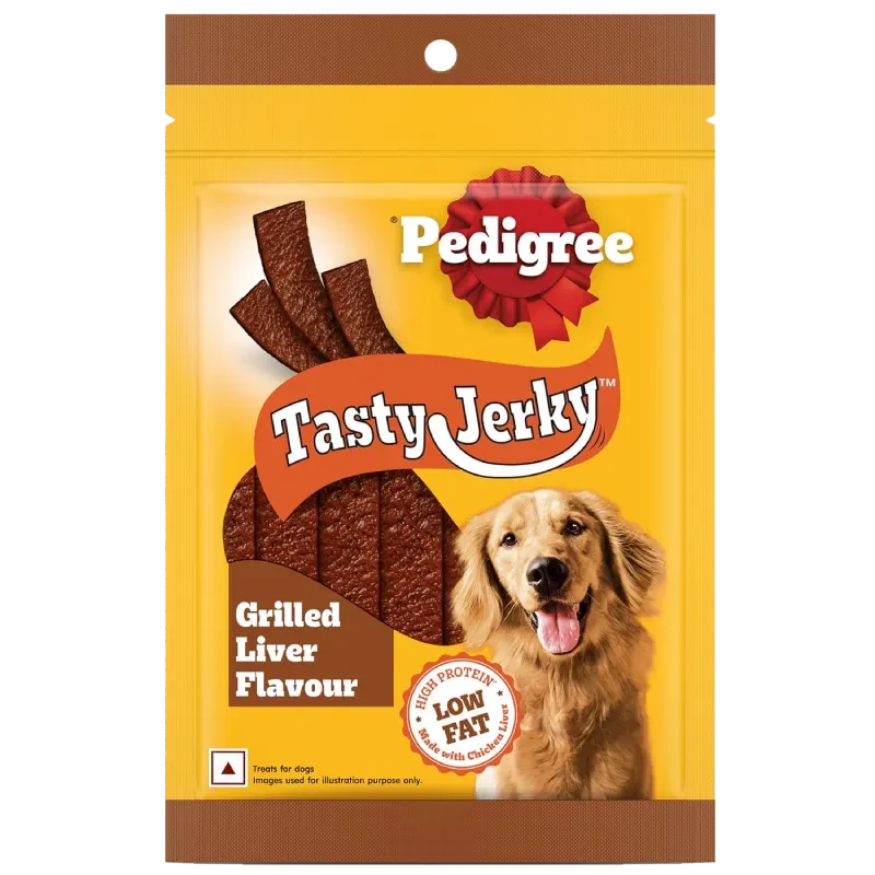 Pedigree Tasty Jerky Grilled Liver Dog Treat