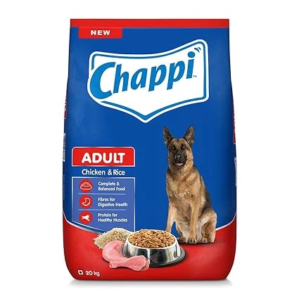 Chappi Adult Chicken & Rice Dry Dog Food 20 kg