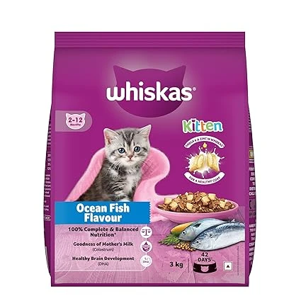 Whiskas Junior Ocean Fish Dry Cat Food 3 kg