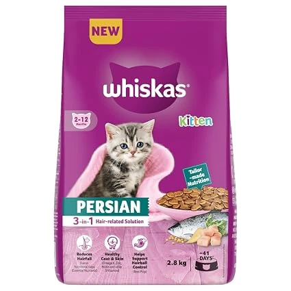 Whiskas Kitten Persian Dry Cat Food 2.8 kg