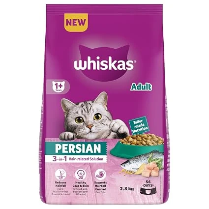 Whiskas Adult Persian Dry Cat Food 2.8 kg