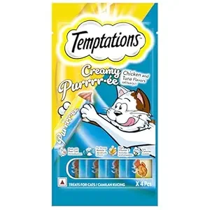 Temptations Purree Chicken & Tuna Cat Treat