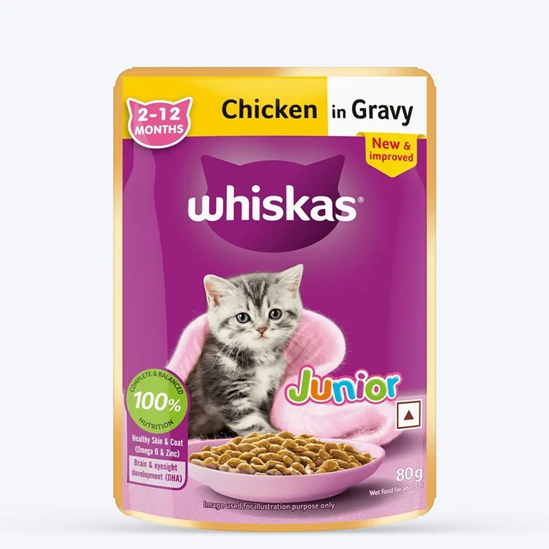 Whiskas Kitten Chicken in Gravy Wet Cat Food