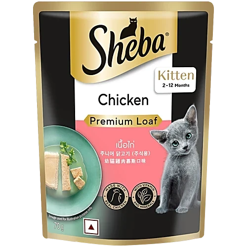 Sheba Chicken for Kitten Wet Cat Food