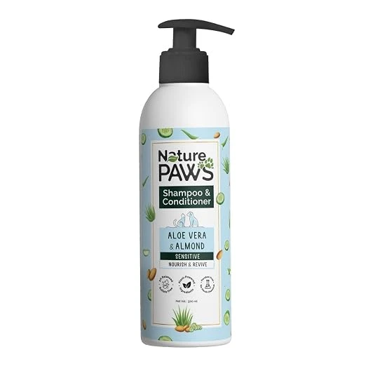 Nature Paws Aloe Vera & Almond Shampoo & Conditioner 500 ml
