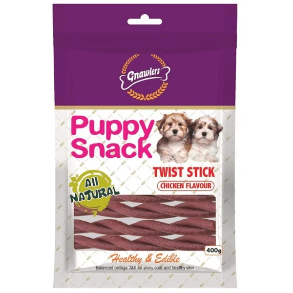Puppy Snacks Twist Stick Dog Treat 400g