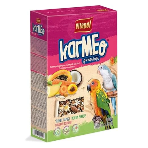 Vitapol Karmeo Premium Complete Food for Medium Parrots