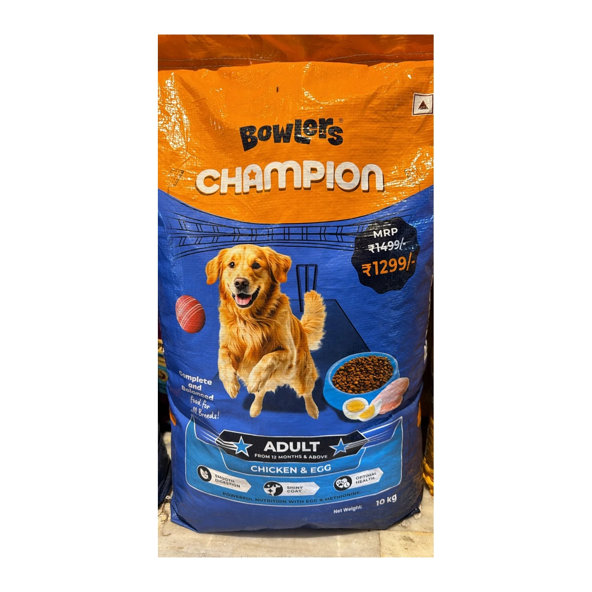 Bowler's Champion Adult Chicken & Egg 10kg
