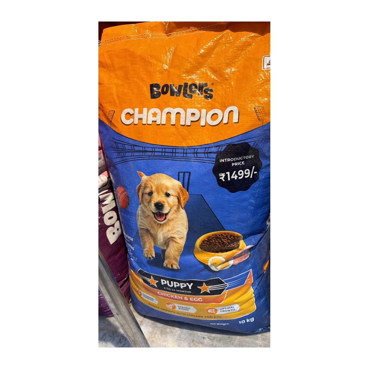 Bowler's Champion Puppy Chicken & Egg 10kg