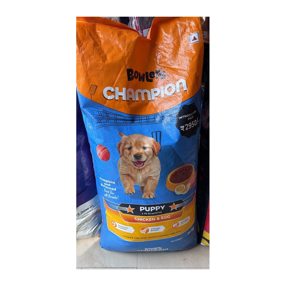 Bowler's Champion Puppy Chicken & Egg 20kg