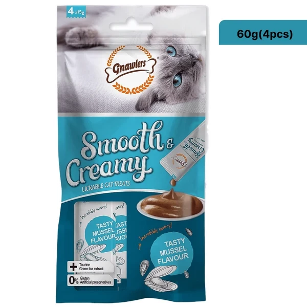 Gnawlers Mussel Cat Creamy Treat