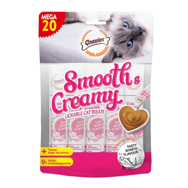 Gnawlers Bonito Cat Creamy Treat 300gm