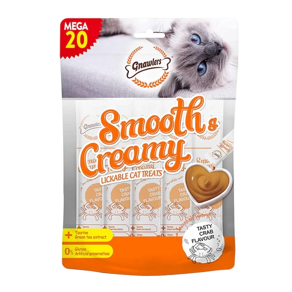 Gnawlers Crab Cat Creamy Treat 300gm