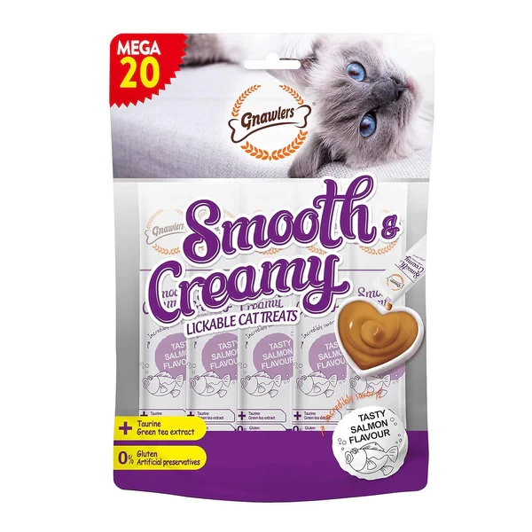 Gnawlers Salmon Cat Creamy Treat 300gm