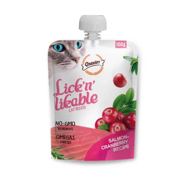 Gnawlers Salmon & Cranberry Recipe Cat Treat