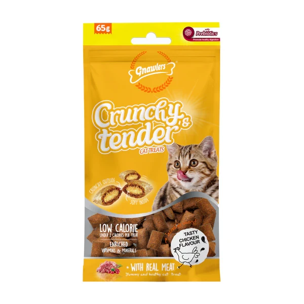 Gnawlers Chicken Cat Crunchy Tender Treat