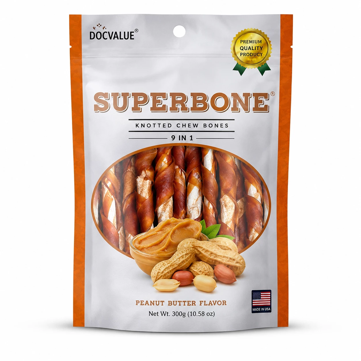 Superbone Sticks Peanut Butter Dog Treat (9 in 1