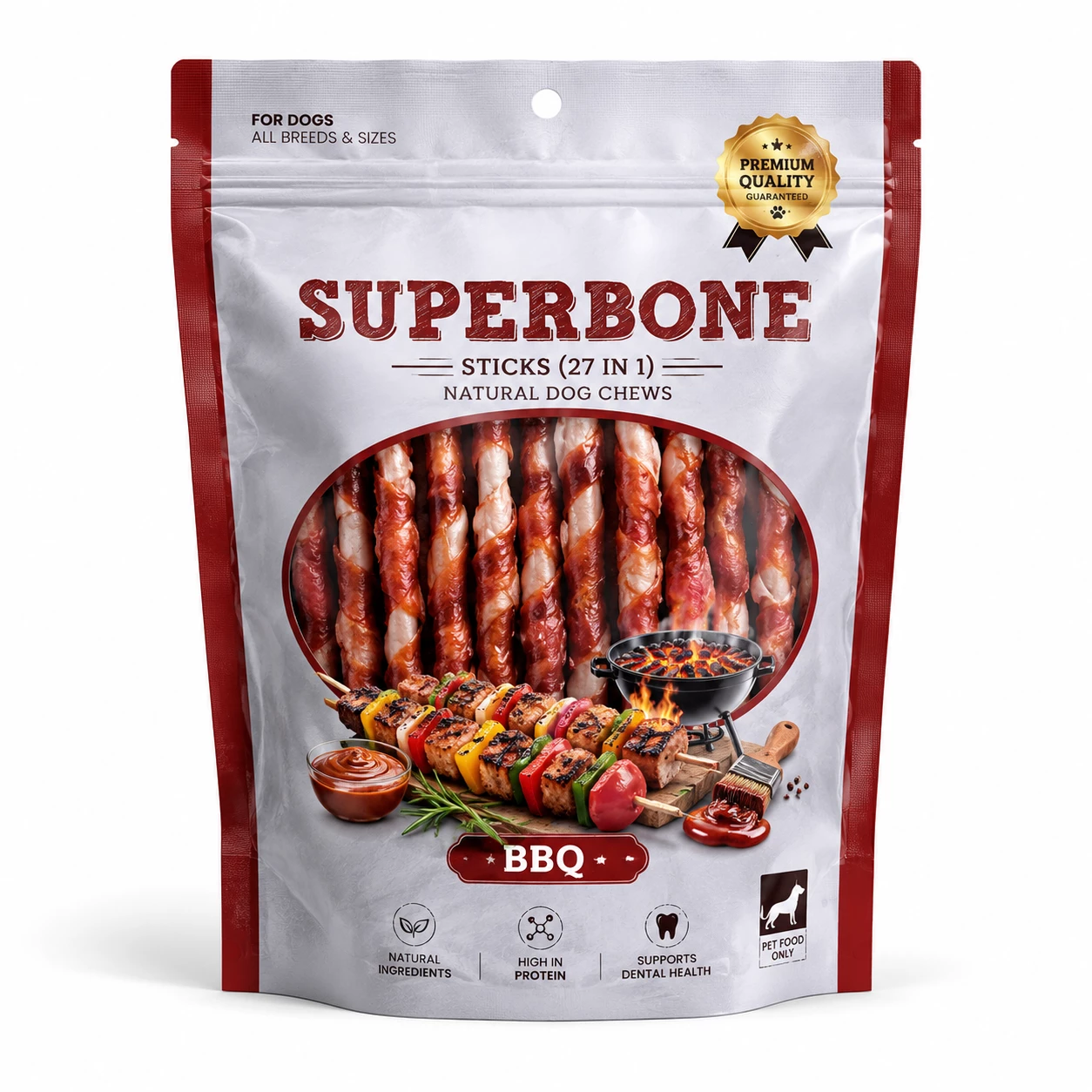 Superbone Sticks BBQ Flavor (27 in 1
