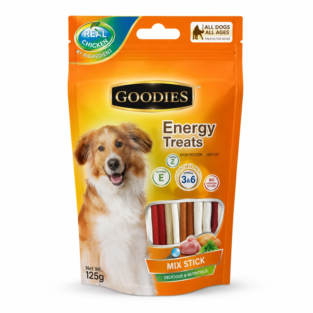 Goodies Energy Treats Mix Stick Dog Treat