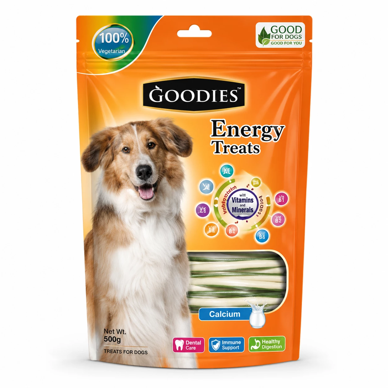 Goodies Energy Treats Calcium Dog Treat 500g