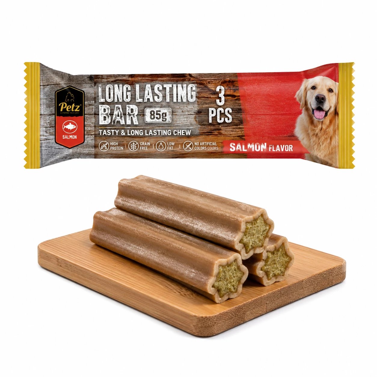 Goodies Long Lasting Bar Salmon Dog Treat