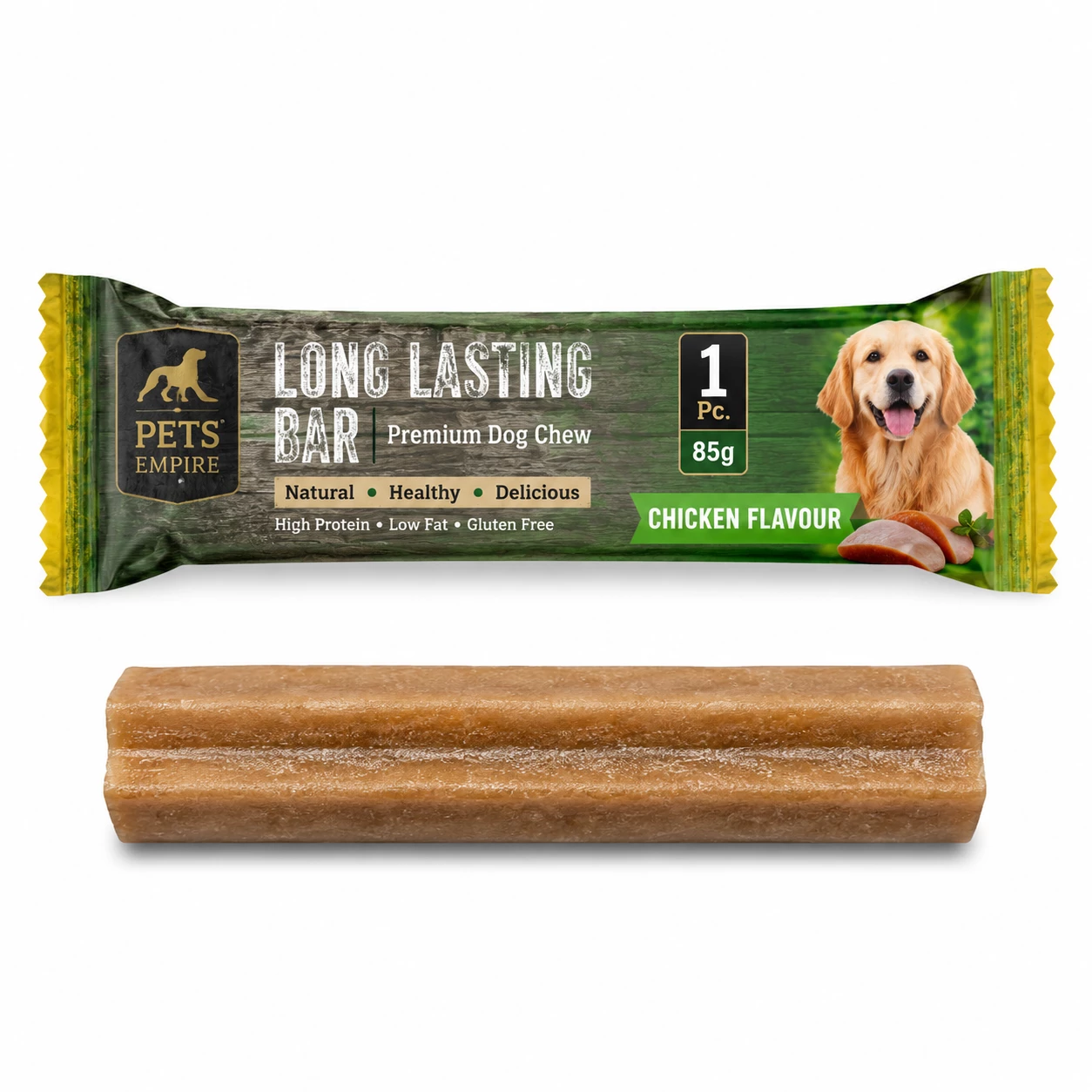 Goodies Long Lasting Bar Chicken Dog Treat 85g (1 Pc)
