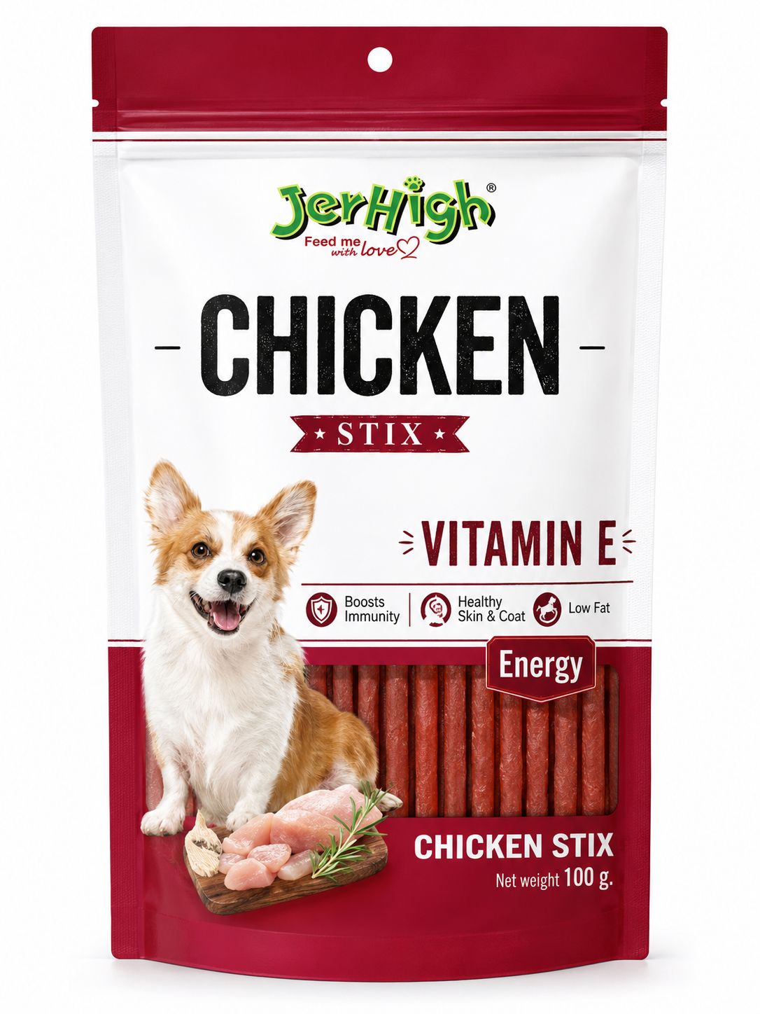 JerHigh Chicken Stix Dog Treat