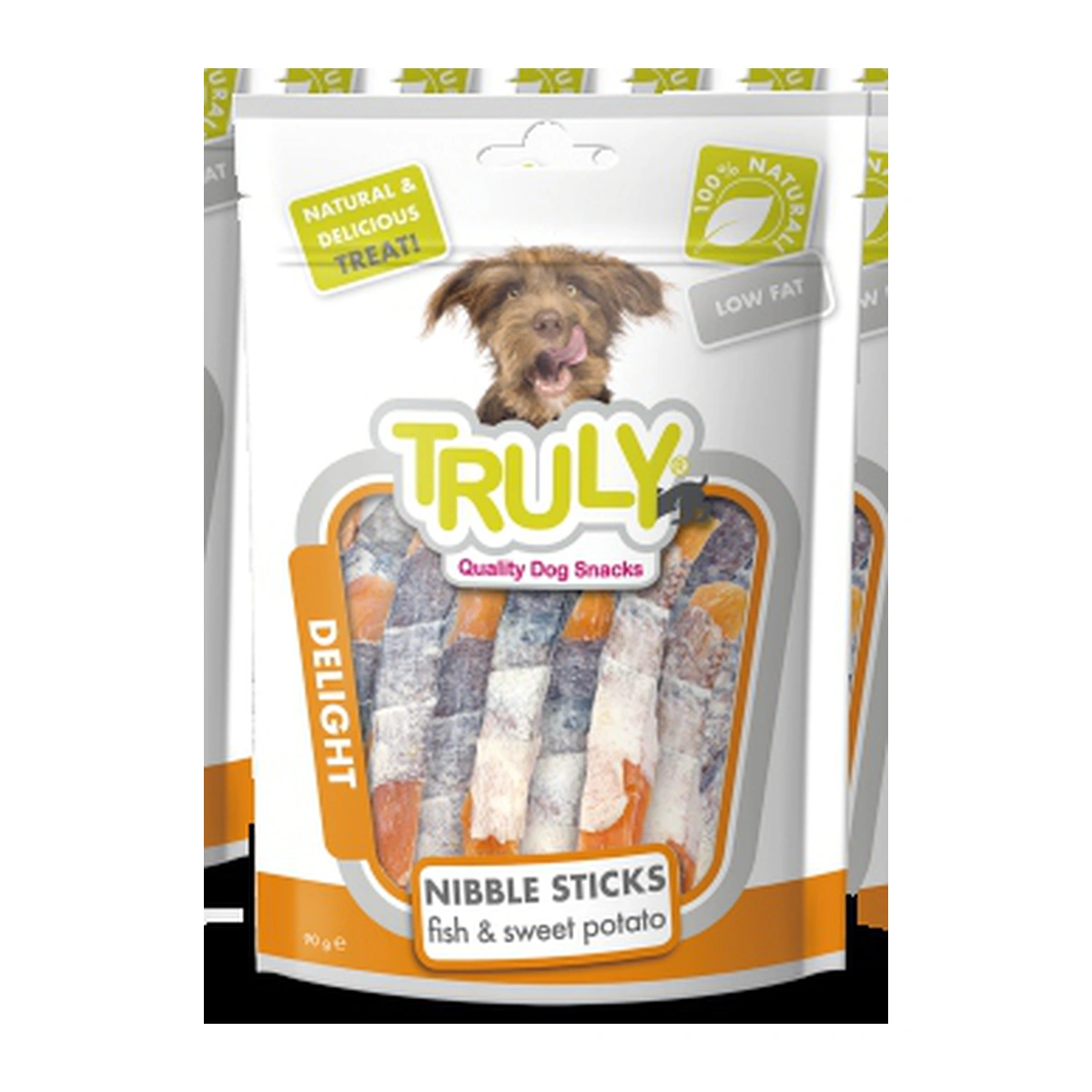 Truly Fish Skin & Sweet Potato Dog Treat
