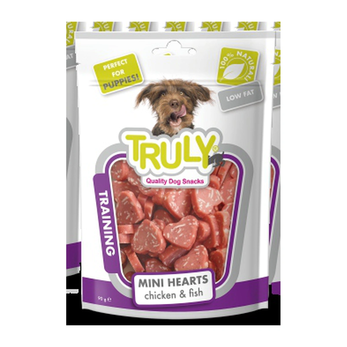Truly Chicken & Fish Mini Heart Dog Training Treat