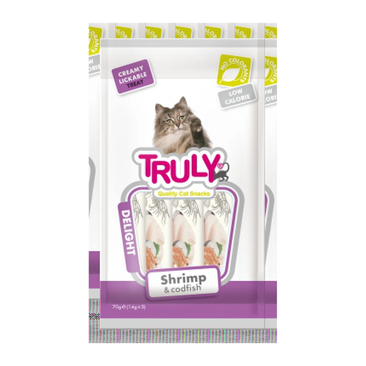 Truly Shrimp & Codfish Creamy Cat Treat