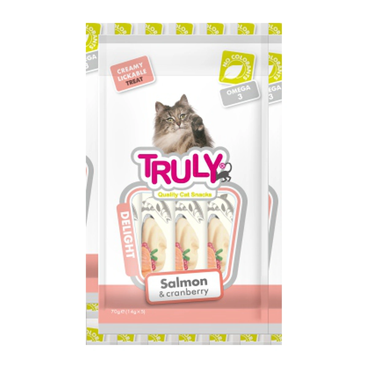 Truly Salmon & Cranberry Creamy Cat Treat
