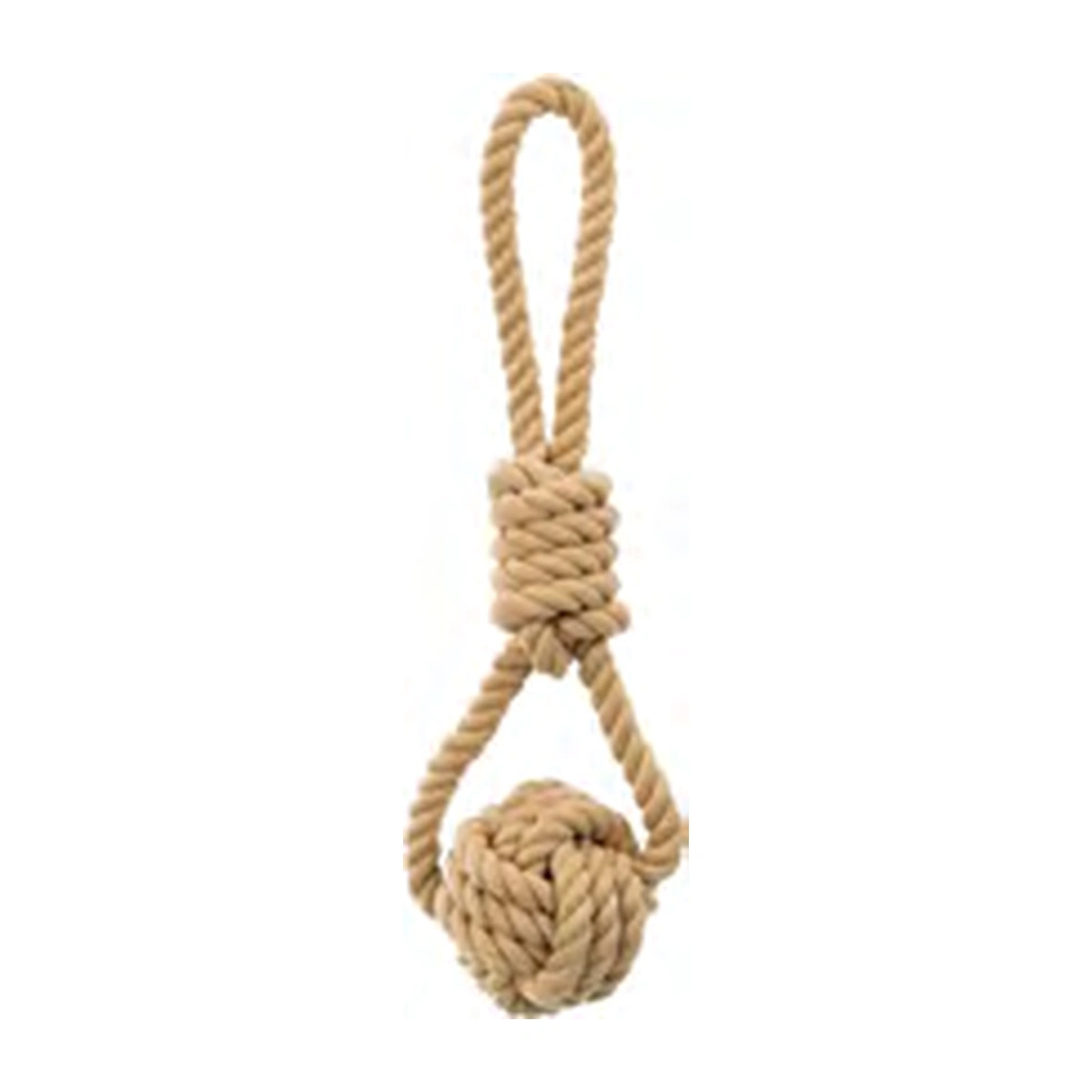 Trixie BE NORDIC Knot Ball on a Rope Dog Toy